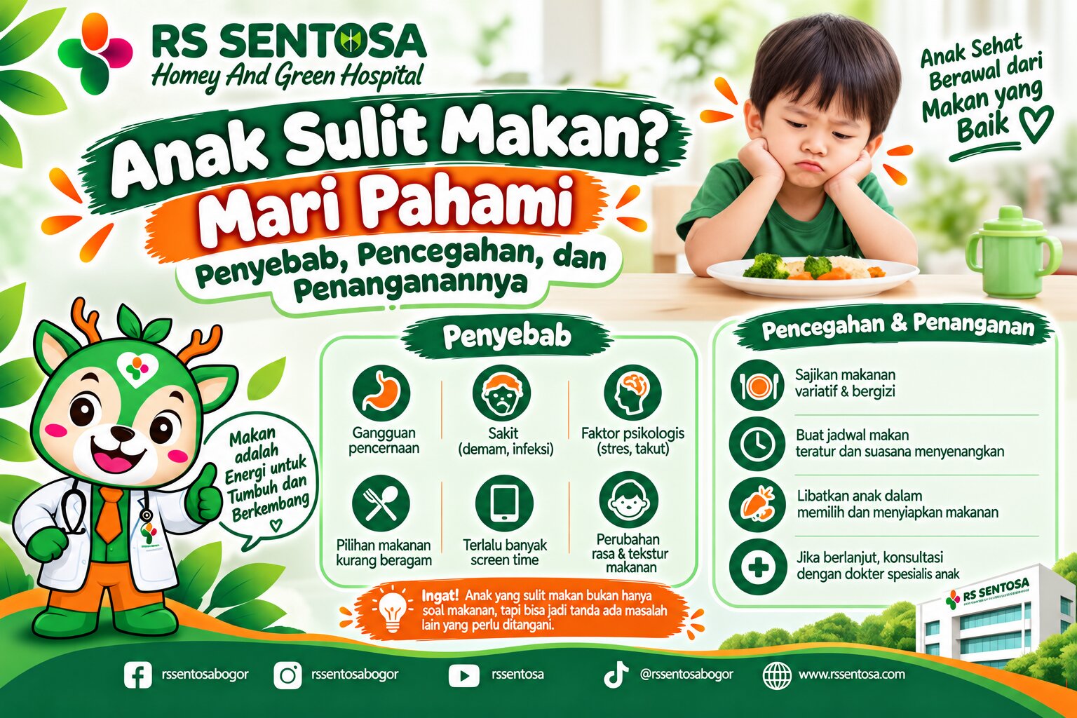 Anak Sulit Makan? Mari Pahami Penyebab, Pencegahan, dan Penanganannya